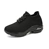 Wandelschoenen voor dames Slip-on Lichtgewicht Mesh Sneakers Ademend Tennis Comfortabel plateau Wedge schoenen