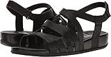 FitFlop Women's Lumy Leather Gladiator Sandals (All Black,7B)