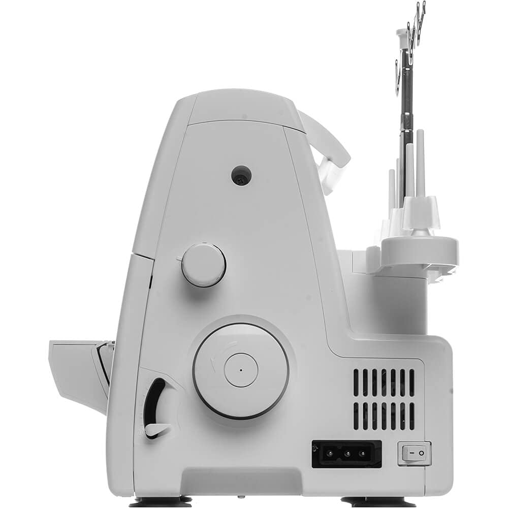 SINGER S0100 Metal Frame Serger with Accessory Kit | Overlock Machine with 6 Built-in Stitches, 2-3-4 Thread Capability, Adjustable Tension & Stitch Length, 1300 Stiches per Minute & Differential Feed