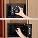 Digital Electronic Security Safe Box, Home Safe with Digital Keypad 0.57 Cubic Feet Black for Jewelry Money Cash Valuables