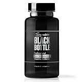Black Bottle Hair Growth Support Vitamins - Hair Loss Help Supplement DHT Blocker Help - Saw Palmetto - Biotin 10000 MCG - Hair Loss Products for Men Potent 40+Ingredient Restoration + (No Minoxidil)