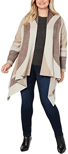 I-N-C Womens Draped Cardigan Sweater 