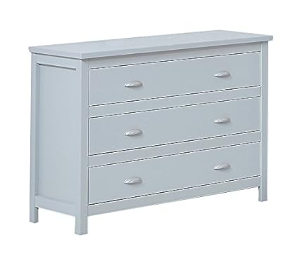 Captains Tm 3 Drawer Chest Of Drawers Kingston Range In Grey