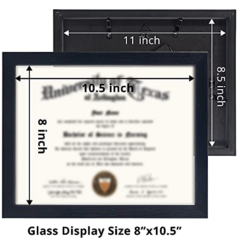 GraduationMall 8.5x11 Diploma Certificate Frame,Wood Grain,UV