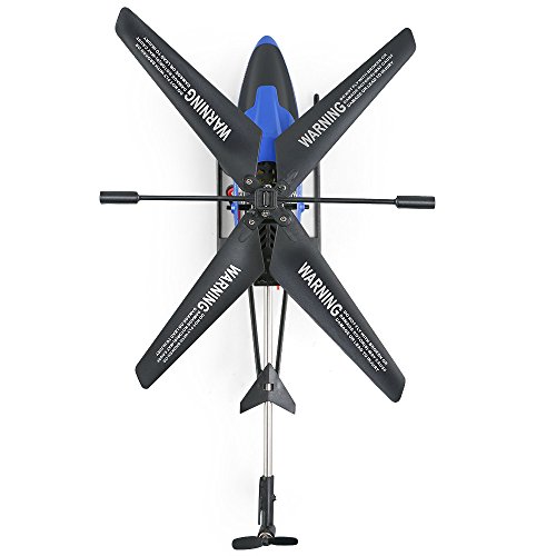 JJRC JX01 3.5CH 2.4G Gyro Remote Control Helicopter Sets Attitude Aluminum Hover Copter (Blue)
