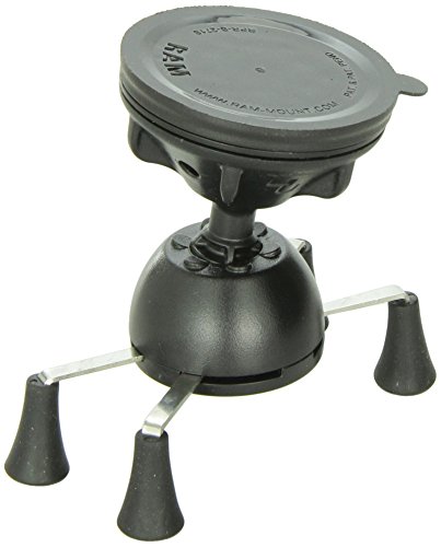RAM Mounts (RAP-SB-224-2-UN7U) Mighty-Buddy Snap Link Suction Cup Mount with Universal X-Grip Cell Phone Holder