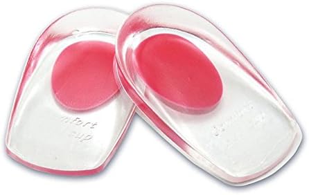 Hecentur Silicone Heel Cups Heel Cups Plantar Fasciitis Inserts for Bone Spurs Pain Relief Protectors for Men And Women
