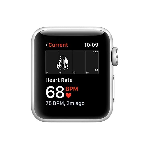 Apple Watch Series 3 (GPS, 38mm) - Silver Aluminum Case with White Sport Band