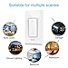 Wifi Smart Light Switch, Gosund in-Wall Smart Switch that Compatible with Alexa, Google Home and IFTTT, Single-Pole, No Hub required [Timer,Countdown,Group] Remote Control. (2 pack)