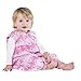 HALO Sleepsack Early Walker Micro Fleece Wearable Blanket, Pink Butterfly Ombre, X-Large
