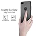 CASEKOO iPhone 7 Plus Case Ultra Thin Slim Fit Case Hard Sleek Protective Anti-Scratch Matte Surface Great Grip Cover Compatible with iPhone 7 Plus [Shell Series]-Phantom Black