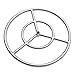 onlyfire 18-inch Stainless Steel Round Fire Pit Burner Ring, Double Ring