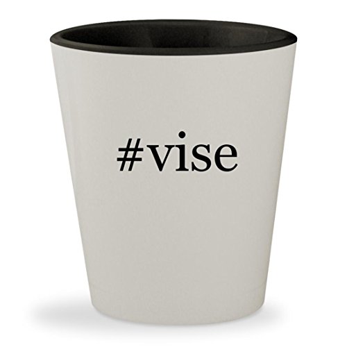 #vise - Hashtag White Outer & Black Inner Ceramic 1.5oz Shot Glass