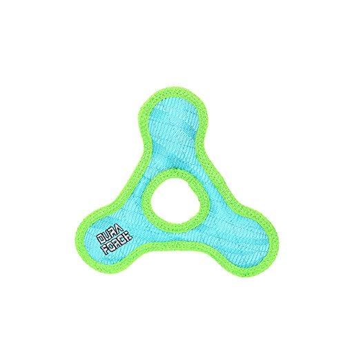 DuraForce Jr TriangleRing Durable Dog Toy in Blue
