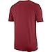NIKE Men's Dry Swoosh Heather Tee, Gym Red, Small