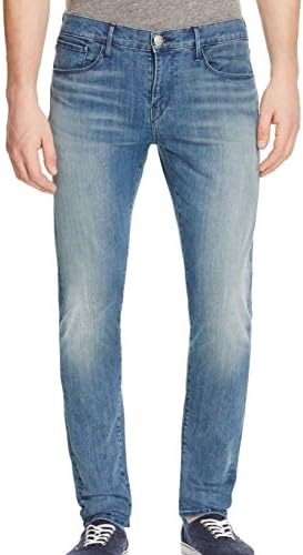 3x1 NYC Wash Mens 33X34 Classic Straight Leg Jeans Blue 33