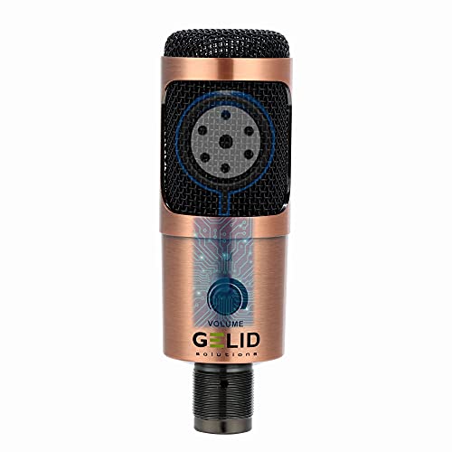 GELID Voce USB Mikrofon - PC Kondensatormikrofon für Podcast, Streaming & Gesang, Komplett-Set inkl. Tischhalterung, Microphone – Bild 8