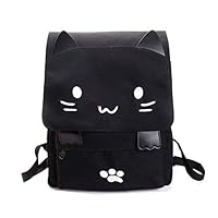 Japanese Style Cute Cat Print Backpack Daily Traval Daypack For Teen Girls Women