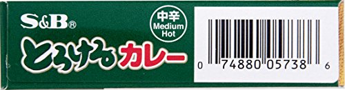 S & B Tasty Curry Sauce Mix, Med/Hot, 7-Ounce Units (Pack of 10)