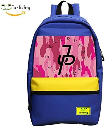 Jake Pink Camo Merch Laptop Backpacks Teens Large Space Shoulder Handbag