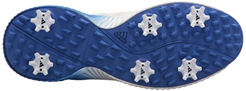 adidas Women's W Response Bounce Golf Shoe, FTWR White/hi-res Blue, 9 Medium US