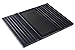 GrayStone Black Sofa Arm Tray Table with Rubber Surface for Non-Slip Or Spill | Flexi Foldable Wooden Bamboo Organizer Over Couch Armrest | Holds Coffee, Drink, Snack and Remote Control