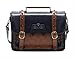 ECOSUSI Vintage Crossbody Messenger Bag Satchel Purse Handbag Briefcase for Women & Girl