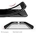 Vinve Case Compatible with iPhone X Case, Slim Anti-Scratch Shockproof Cover Clear Hard Back Panel + TPU Bumper Protective Case (Black)
