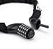 Bike Lock, Foneso Security Anti-theft Bicycle Chain Lock-No Keys Required- Open with Password- Black