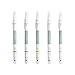 ICONIC 2-Way Retro Pen - Set of 5 Color Pens - Dual Nib