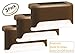 Kleeger Solar Power Deck Lights - Outdoor Lighting For Your Garden, Yard, Stair & Patio Pathway. Auto Dusk To Dawn Feature (3 Pack)
