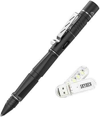 WUBEN TP10 130 Lumens CREE XP-G2 LED Compact and Lightweight Tactical  Penlight, USB Rechargeable Waterproof 10180 Pen-shaped Flashlight with  10180 Battery and SKYBEN USB Light (Dark Gray) price in UAE | Amazon