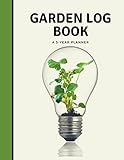 Garden Log Book A 5 Year Planner: Garden Journal and Planner Book for 5 Years With Tracker Sheets For Garden Projects, Soil Amendment Records and Pest Disease Control