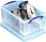 Really Useful Box 9 Litre Plastic Storage Clear 9CCB Brand view 2