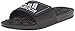 adidas Performance Men's Logo Sandals,Black/Metallic Silver/Black,13 M US