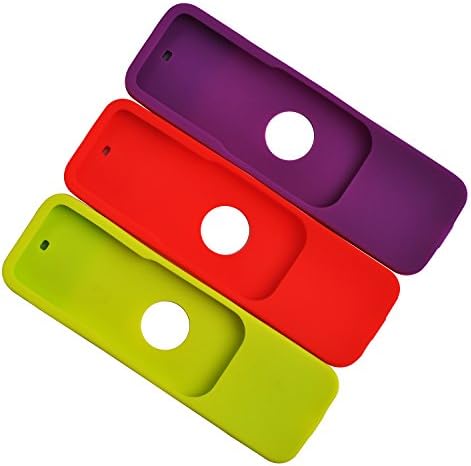 Betterconn Pwkutn Protective Soft Case for Apple TV 4K/4th Gen Remote [Anti Slip] Shock Proof Silicone Skin Cover for Apple TV 4K Siri Remote Controller 3Pack-GRP