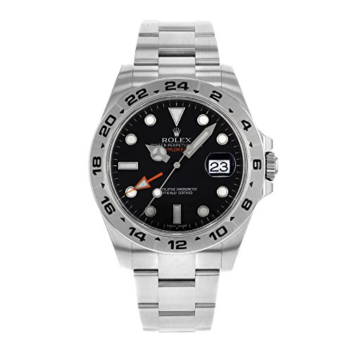 Rolex-Explorer-II-216570-BK-Acero-Inoxidable-automtico-reloj-para-hombre