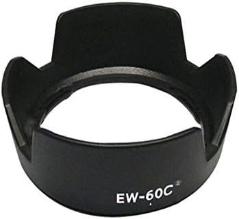 LXH Replacement EW-60CII Tulip Flower Shade Lens Hood Compatible with Canon EF-S 18-55mm f/3.5-5.6 is/EF-S 18-55mm f/3.5-5.6 is II/EF-S 18-55mm f/3.5-5.6 USM EF-S 18-55mm f/3.5-5.6 II USM