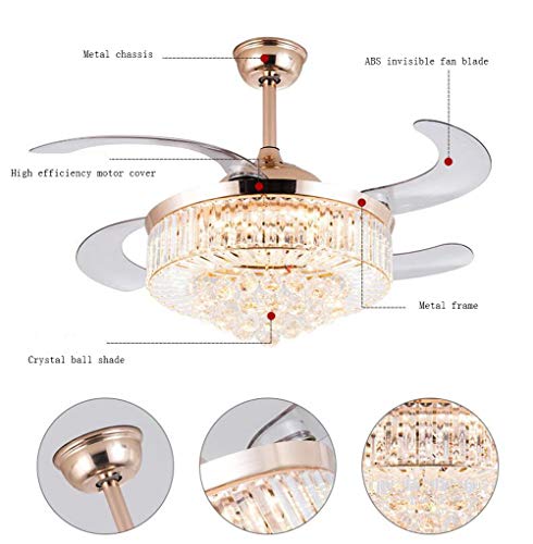 Deckenventilatoren mit Beleuchtung Licht Abs Unsichtbar Stumm