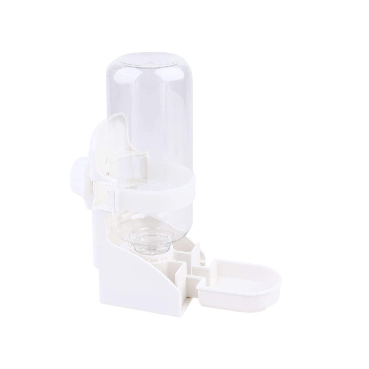 POPETPOP 500ml Automatic Pet Feeder - Leakproof Hamster Water Dispenser Small Pet Drinking Feeder, Cage Mounted Water Bottle for Puppy/Guinea-pig/Cats/Hamster/Rabbits