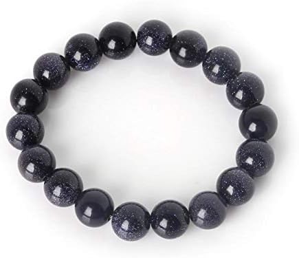 DUOJINZ Charm Bracelet With Natural Stone Beads 6Mm 8Mm 10Mm Purple Amethysts Beaded Bracelet For Man Women Jewelry