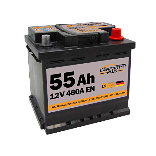 CarPlus CARPARTS PLUS L155CARPARTS Batteria 55ah 480A 12V Polo DX
