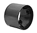 Bike Rassine Polypropylene Replacement Slick Rear Wheel for Drift Trikes, Black