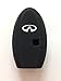 Silicone Protective Fob Skin Cover Shell Key Jacket Sleeve for INFINITI EX35 INFINITI FX35 INFINITI FX50 INFINITI G35 INFINITI G37 INFINITI M35 M35h INFINITI M45 M56 QX56 Smart Key Case Fob 4 Bts