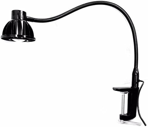 WEIDI COB 5w Flexible 24''Gooseneck Table Desk Table Light Lamp Black 110V Plug