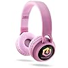 Headphones-for-Kids-PowerLocus-Bluetooth-Headphones-Kid-Headphone-Over-Ear-with-LED-Lights-Foldable-Headphones-with-MicrophoneVolume-Limited-Wireless-and-Wired-Headphone-for-PhonesTabletsPCTV PowerLocus Headphones for Kids, Bluetooth Headphones, Kid Headphone Over-Ear with LED Lights, Foldable Headphones with…