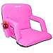 Driftsun Stadium Seat Reclining Bleacher Chair Folding Back/Sport Chair Reclines Perfect Bleachers Lawns Backyards