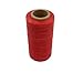 CrazyEve Leathercraft 284 Yards Diameter 0.039 inch (1mm) 150D Sewing Waxed Thread Leather Hand-stitched Sewing Thread (Red)