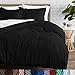 Bare Home Bedding Duvet Cover King Size - Premium 1800 Super Soft Collection - Lightweight, Cooling - Soft Breathable Bedding Duvet Cover (King, Black)