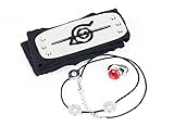 SSJ Naruto Uchiha Itachi Cosplay Accessories Set Black